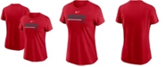 Nike Women's Red Cleveland Indians Baseball T-shirt